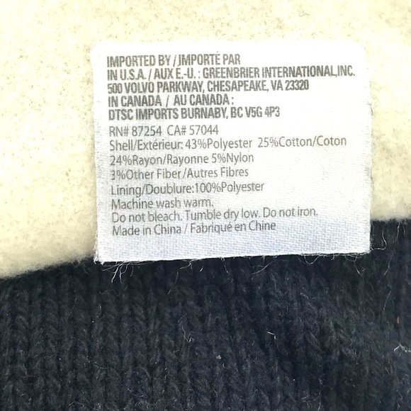 Unisex Nordic Snowflake Warm Fleece Lined Knit Stretch w/Pom Pom Beanie Hat New - Picture 7 of 7